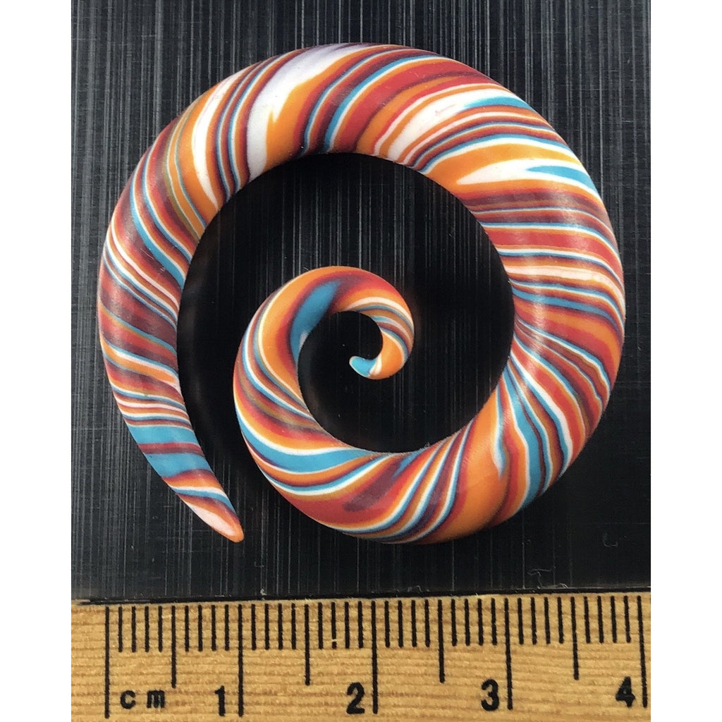 Nr G904 Spiral ear gauge 9mm - OCTOPUS Bohemian Shop 