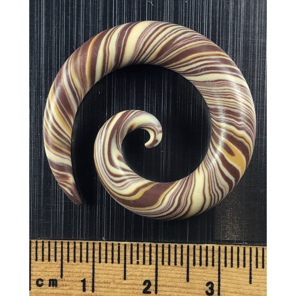 Nr E706 Spiral ear gauge 7mm - OCTOPUS Bohemian Shop 