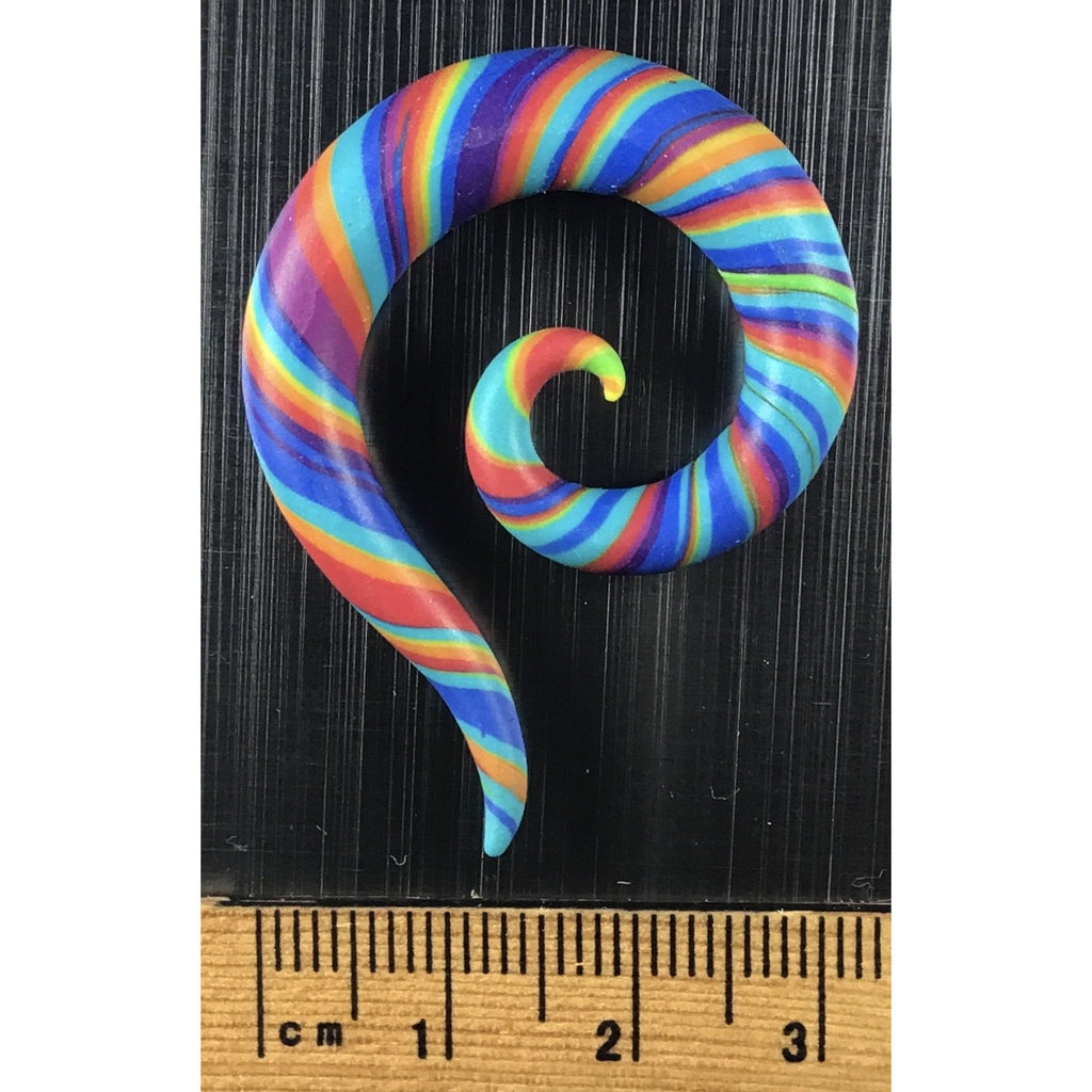 Nr E710 Spiral ear gauge 7mm - OCTOPUS Bohemian Shop 