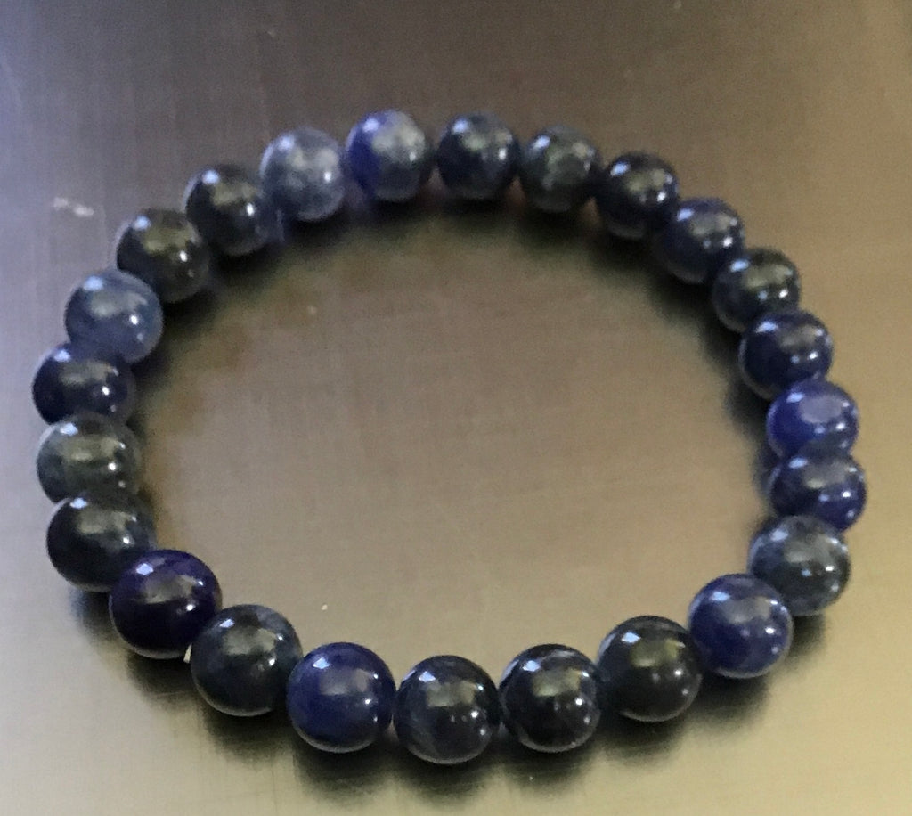 Buy Lapis lazuli bracelet 8mm - New Zealand OCTOPUS Bohemian Shop 