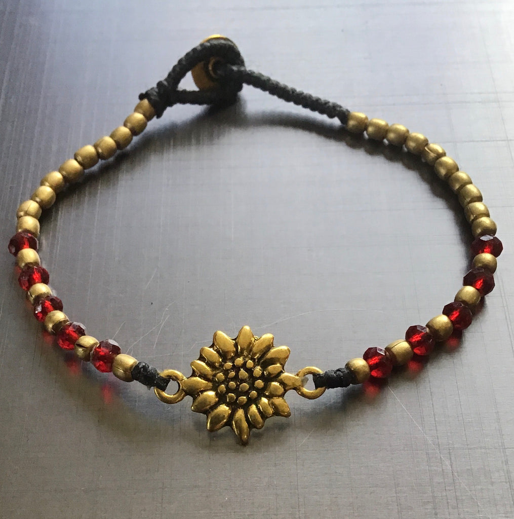 Bracelet flower (5 variants) - OCTOPUS Bohemian Shop 