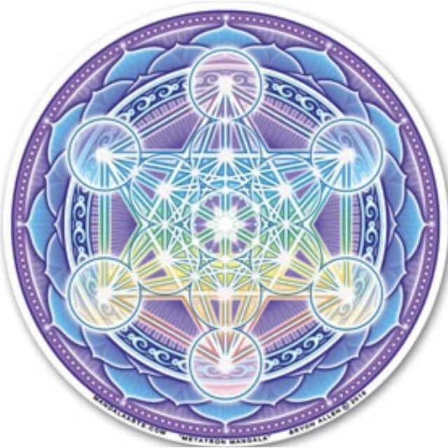 Metatron Mandala , window stickers S-67 - OCTOPUS Bohemian Shop 
