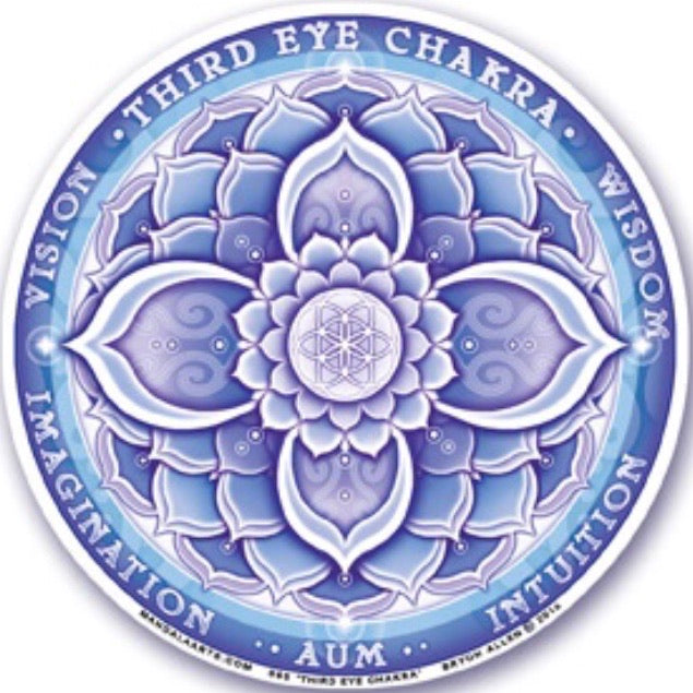Third Eye Chakra , window stickers S-65 - OCTOPUS Bohemian Shop 