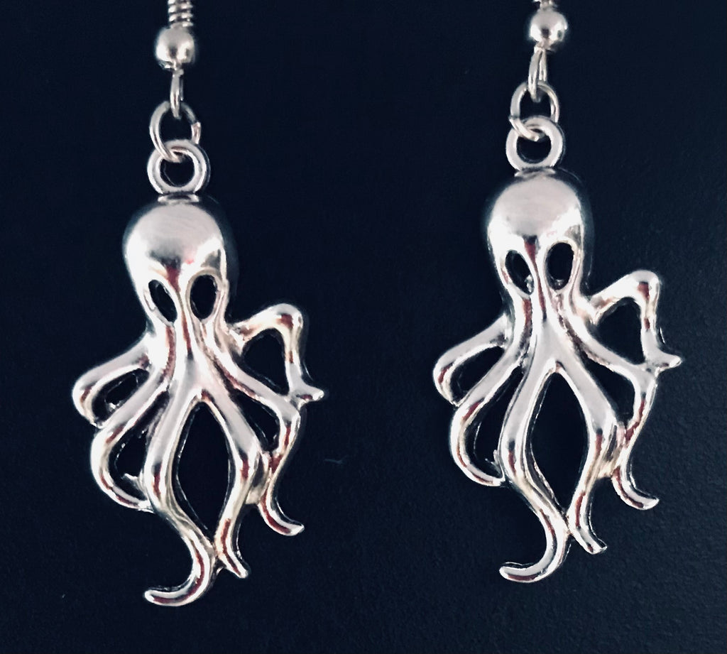 Earrings octopus - OCTOPUS Bohemian Shop 