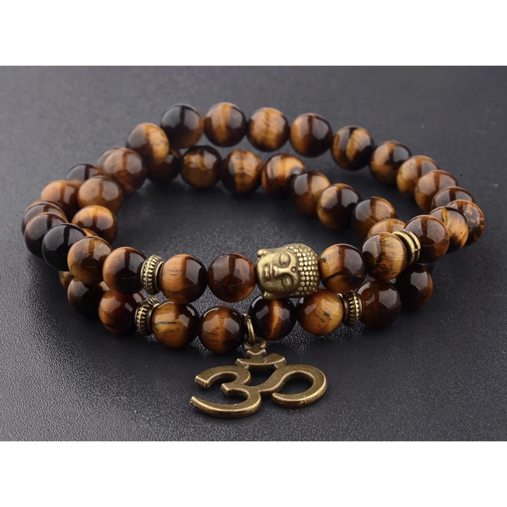 Tigers eye 8mm necklace/bracelet - OCTOPUS Bohemian Shop 