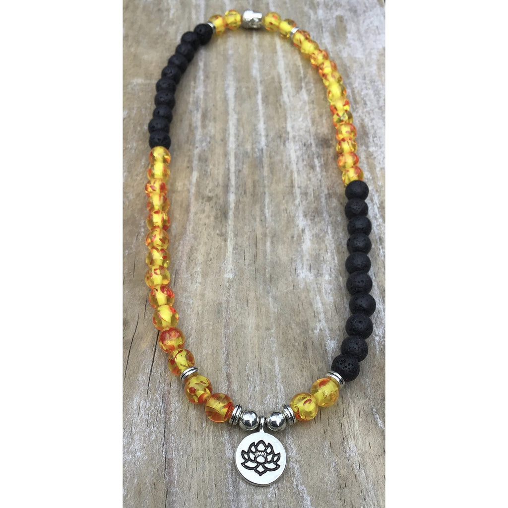 Lava stone 8mm necklace/bracelet - OCTOPUS Bohemian Shop 