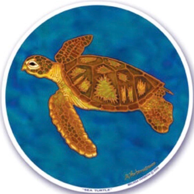 Sea Turtle , window stickers S-9 - OCTOPUS Bohemian Shop 