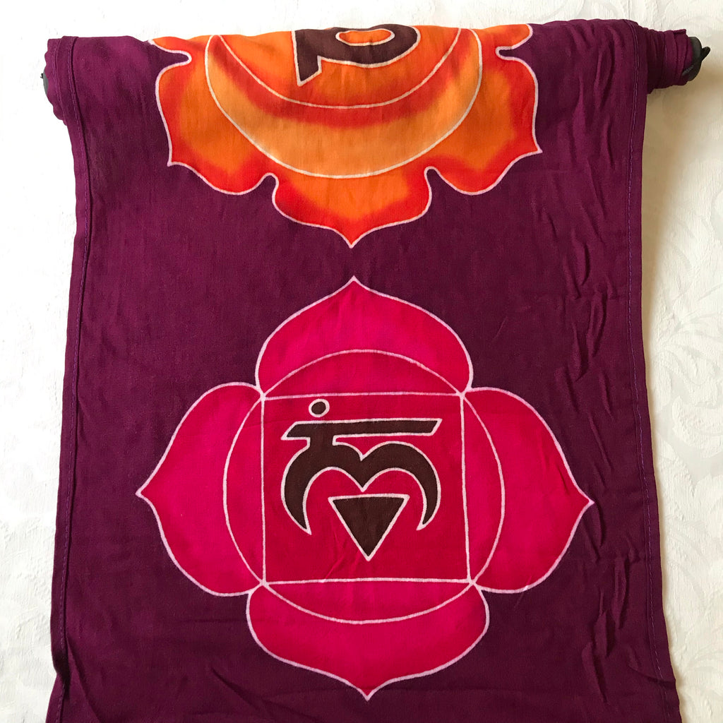 Chakra banner burgundy 175cm - OCTOPUS Bohemian Shop 