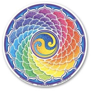Rainbow Spiral , window stickers S-72 - OCTOPUS Bohemian Shop 
