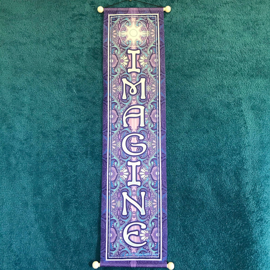 Affirmation banner, Imagine - OCTOPUS Bohemian Shop 