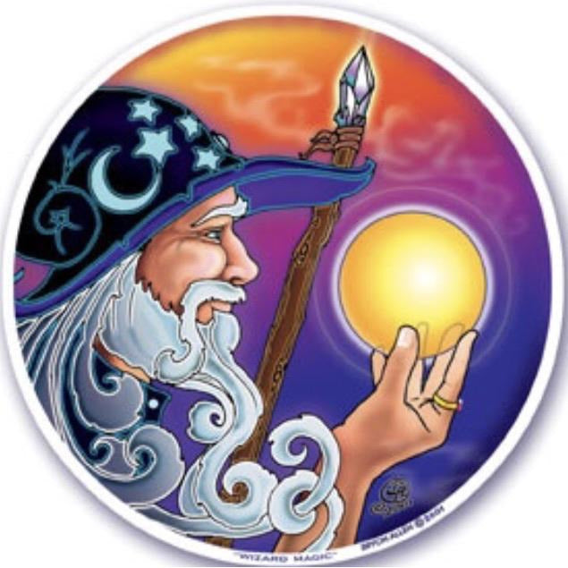 Wizard magic , window stickers S-13 - OCTOPUS Bohemian Shop 