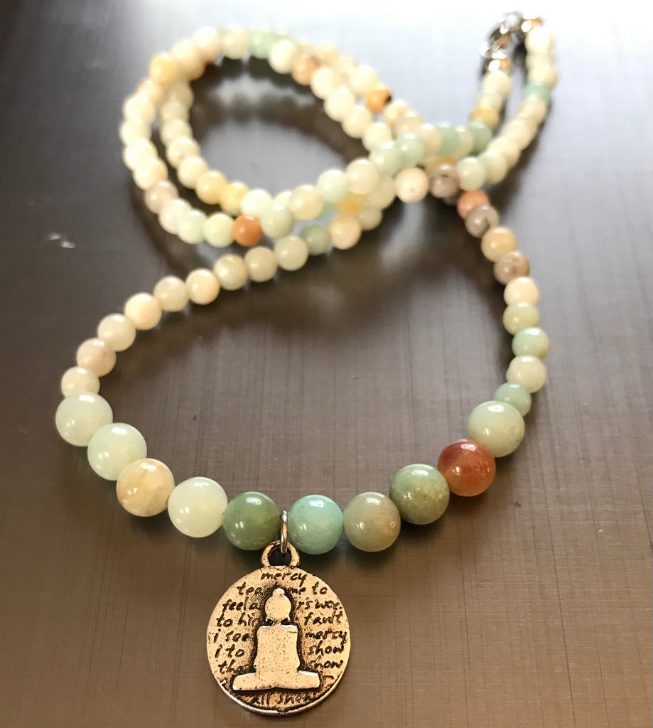 Buy Necklace Buddha Mala 108 beads - New Zealand OCTOPUS Bohemian Shop 