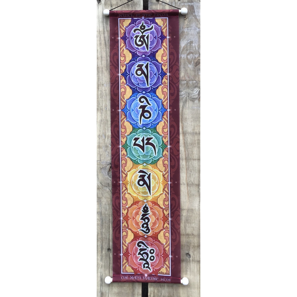 Affirmation banner, Chakras - OCTOPUS Bohemian Shop 