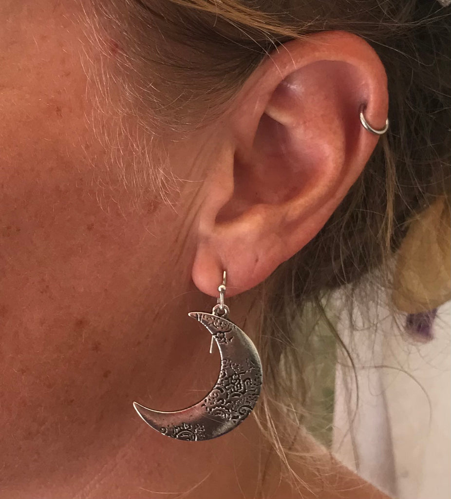 Earrings half moon - OCTOPUS Bohemian Shop 