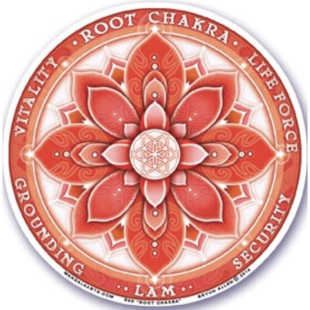 Root chakra , window stickers S-60 - OCTOPUS Bohemian Shop 