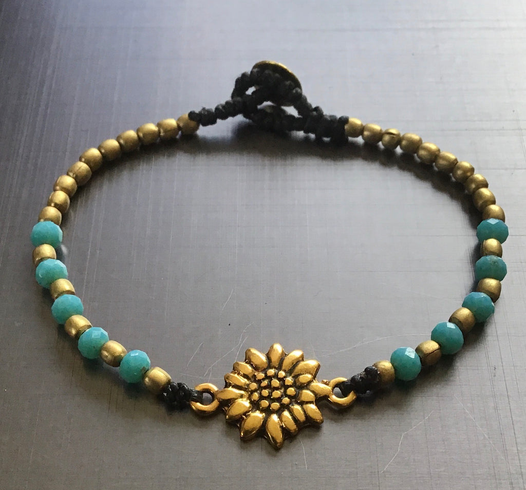 Bracelet flower (5 variants) - OCTOPUS Bohemian Shop 