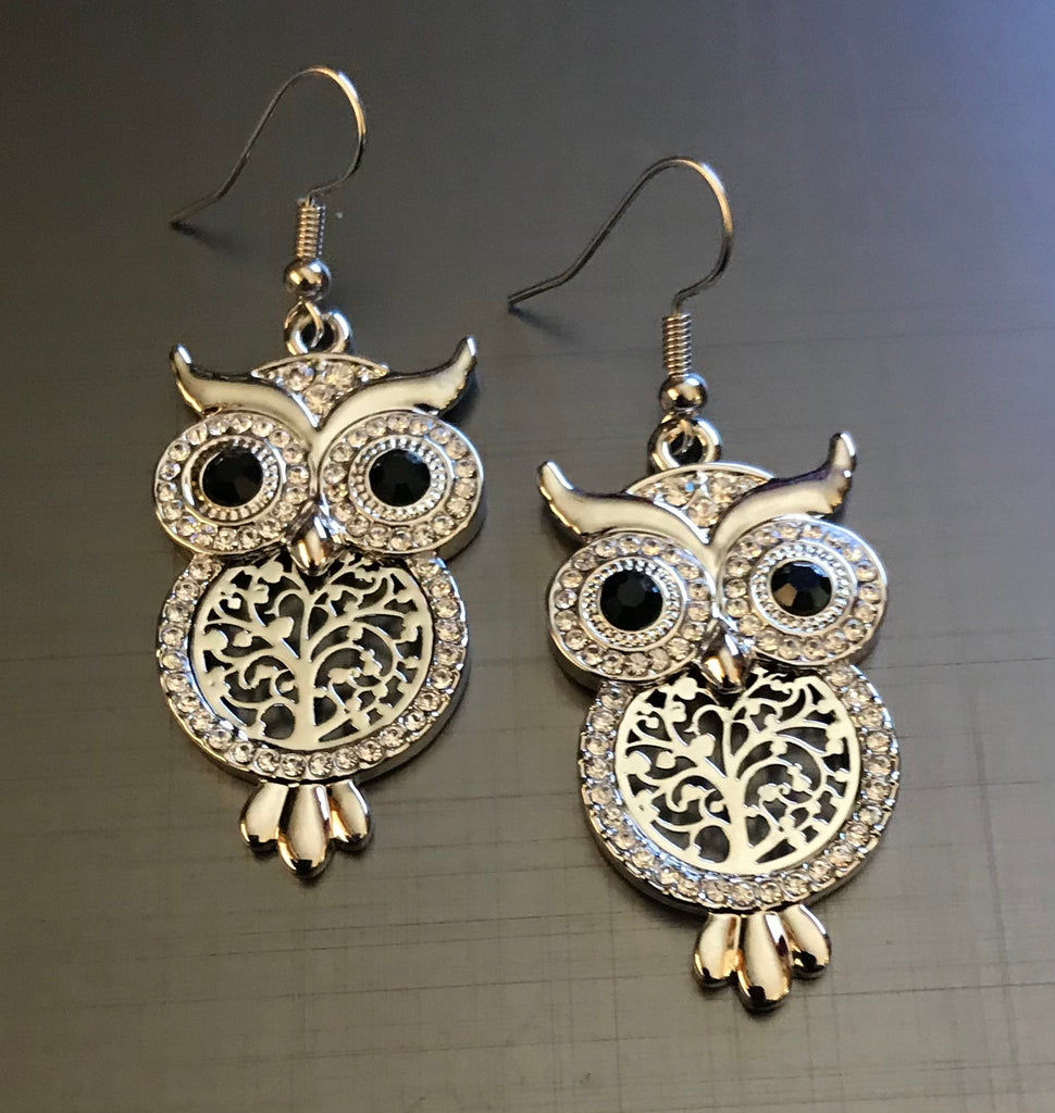 Earrings, the owls, (2 variants) - OCTOPUS Bohemian Shop 